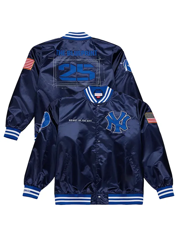 New York Yankees x Jay Z Blueprint Satin Jacket