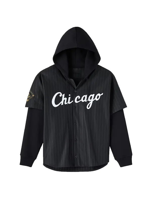 OVO x Chicago White Sox Jersey Hoodie - Image 2