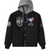 OVO x MLB Toronto Blue Jays Full Snap Bomber Jacket