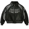 Palace x Avirex Black Leather Jacket