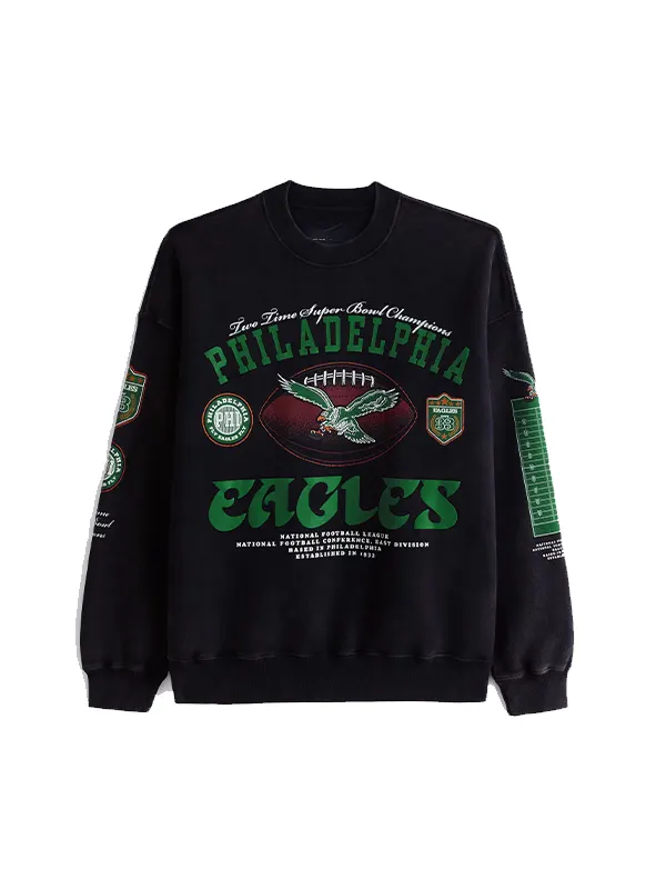 Philadelphia Eagles Crew Sweatshirt