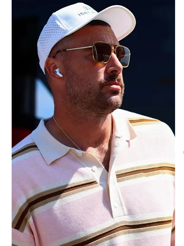 Pink Striped Polo Shirt