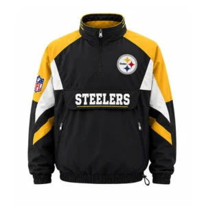 Pittsburgh Steelers Starter Half Zip Pullover Jacket