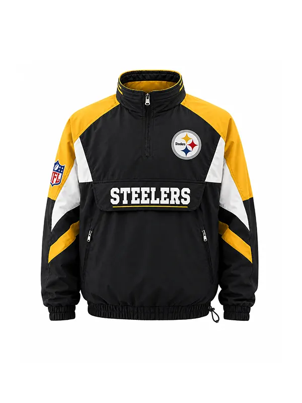 Pittsburgh Steelers Starter Half Zip Pullover Jacket