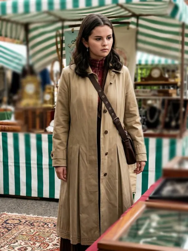 Selena Gomez Only Murders Building S06 Trench Coat