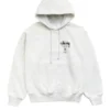Stüssy World Tour Zip Hoodie White