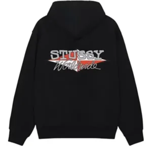 Stussy Worldwide Diamond Graphic Pullover Hoodie