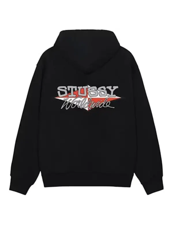 Stussy Worldwide Diamond Graphic Pullover Hoodie