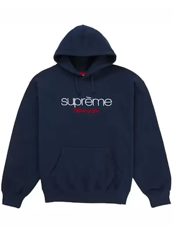 Supreme Classic Logo Hooded Sweatshirt - Image 7