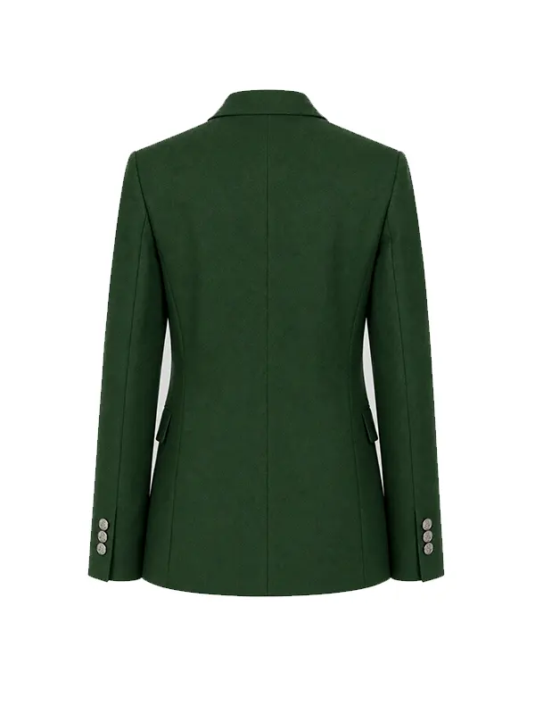 Women Green Blazer