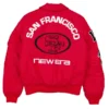 49ers New Era x Alpha Industries MA-1 Bomber Jacket - Image 3
