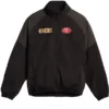 49ers oversized track jacket