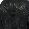 Avirex Cropped Studded Icon Jacket - Image 4