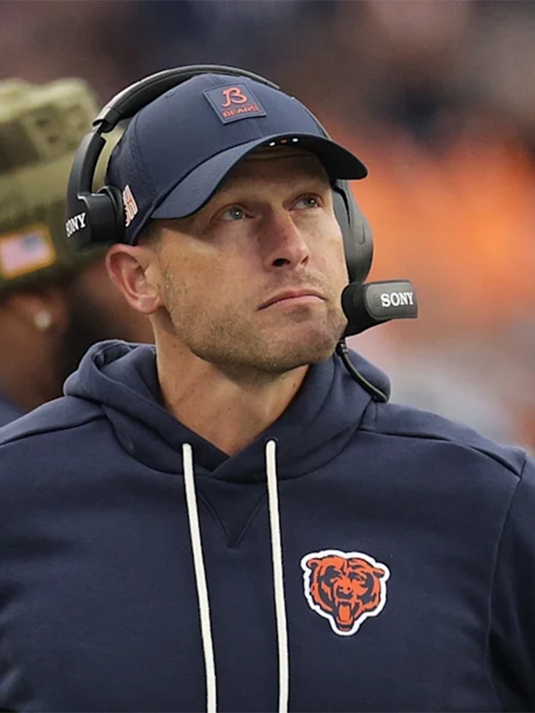 Ben Johnson Chicago Bears Sideline Hoodie