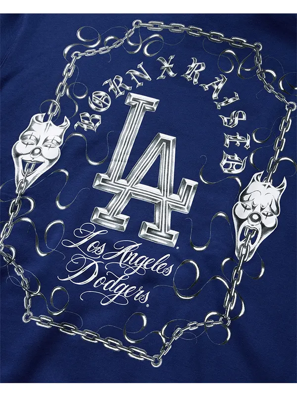 Born X Raised Dodgers Hoodie Blue