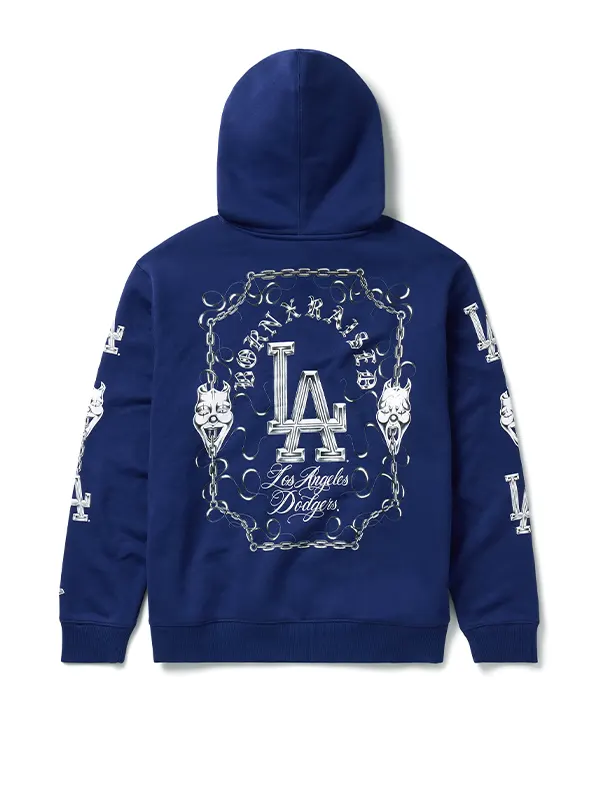 Born x Raised Dodgers Masks Hoodie - Image 2