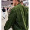 Brad Pitt NASCAR Cup Series 2026 Green Bomber Jacket - Image 3