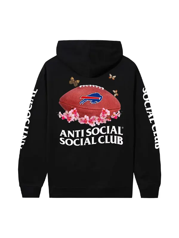 Buffalo Bills AntiSocialSocialClub Impact Blossom Hoodie - Image 3