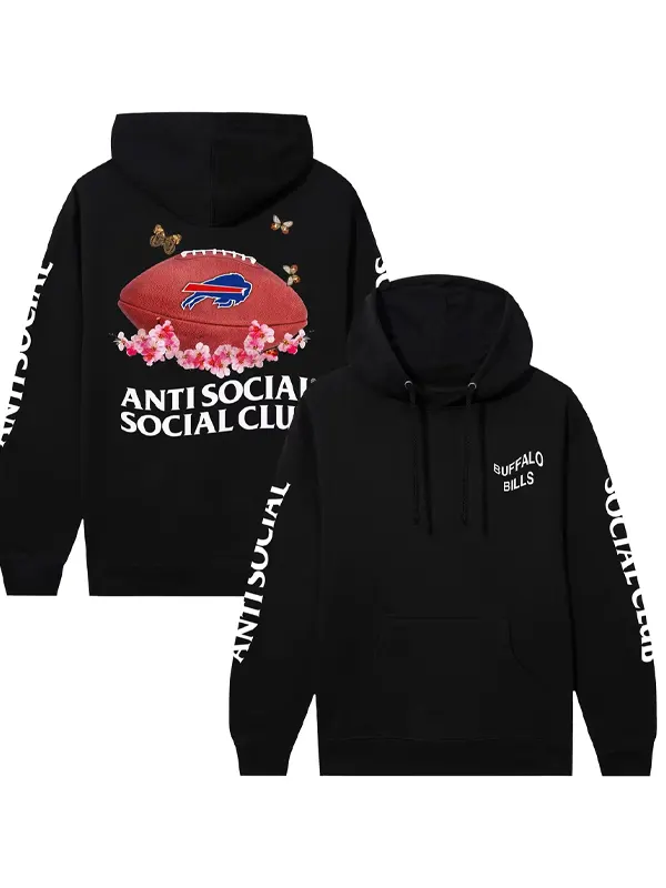 Buffalo Bills AntiSocialSocialClub Impact Blossom Hoodie