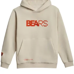 Chicago Bears Light Ivory Steady State Hoodie