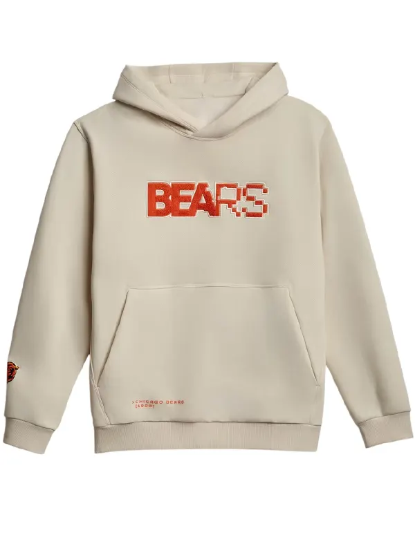 Chicago Bears Light Ivory Steady State Hoodie