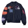 Chicago Bears New Era x Alpha Industries MA-1 Bomber Jacket - Image 2