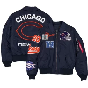 Chicago Bears New Era x Alpha Industries MA-1 Bomber Jacket