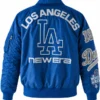 Dodgers Bomber Jacket Royal Blue