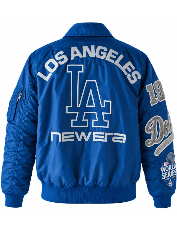 Dodgers Bomber Jacket Royal Blue