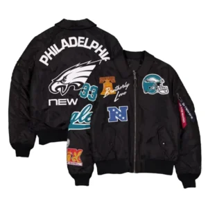 Eagles New Era x Alpha Industries MA-1 Bomber Jacket 2026