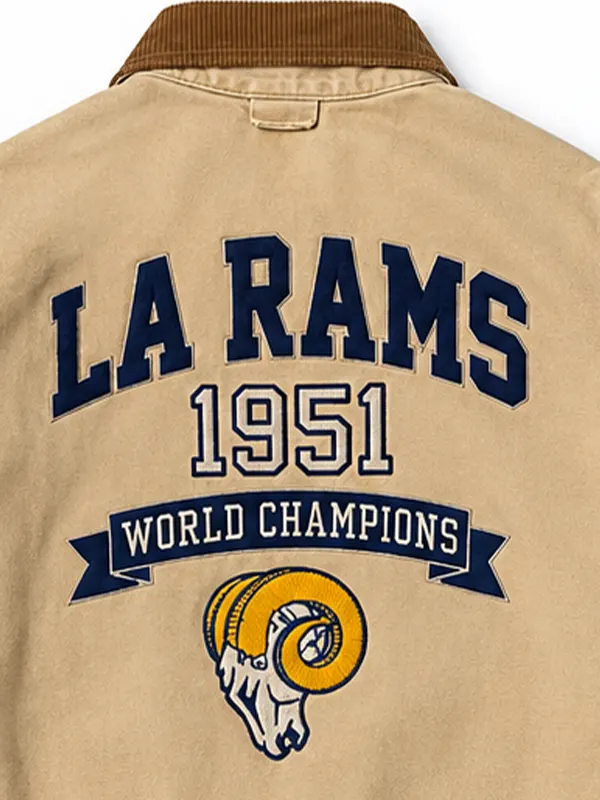 Rams Tan Petrol Jacket - Image 2