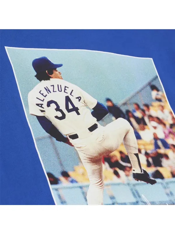 Fernando Valenzuela LA Dodgers Royal Fleece Hoodie