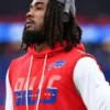 James Cook Bills Sideline Sleeveless Hoodie