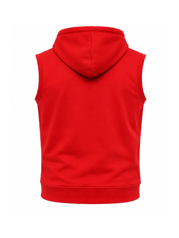 James Cook Bills Sideline Sleeveless Hoodie - Image 3