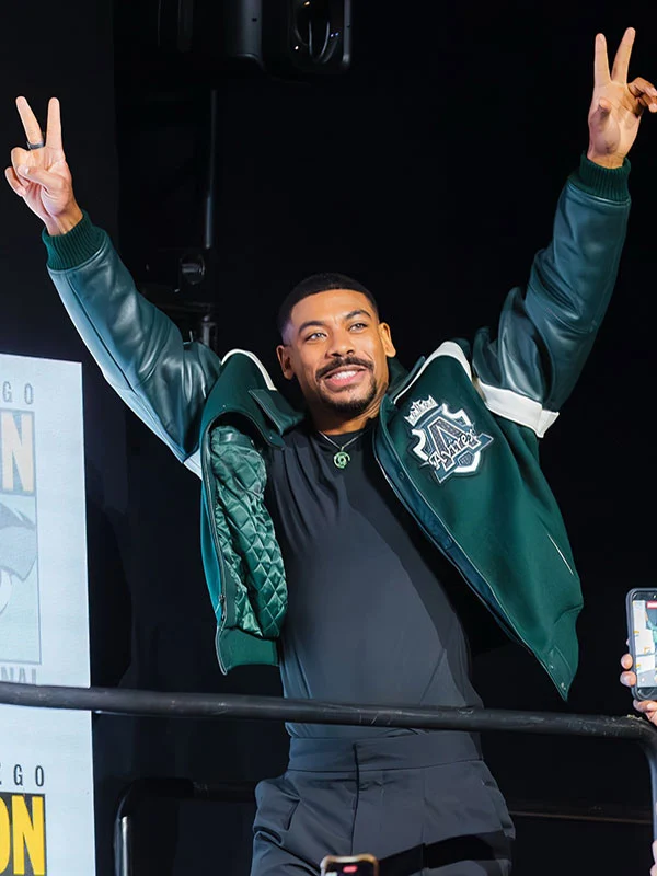 Lanterns 2026 John Stewart Green Varsity Jacket - Image 3
