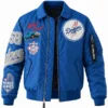 Los Angeles Dodgers New Era x Alpha Industries Royal MA-1 Full-Zip Bomber Jacket