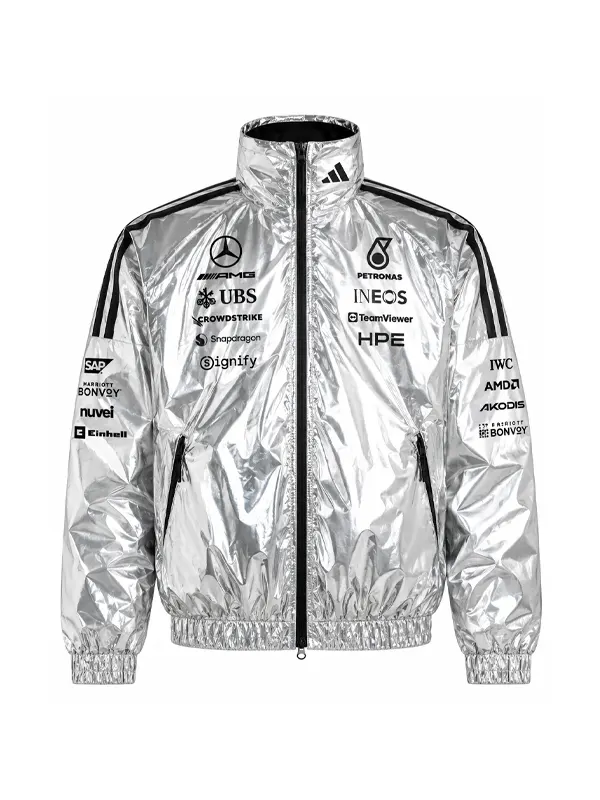 Mercedes Silver Racing Jacket