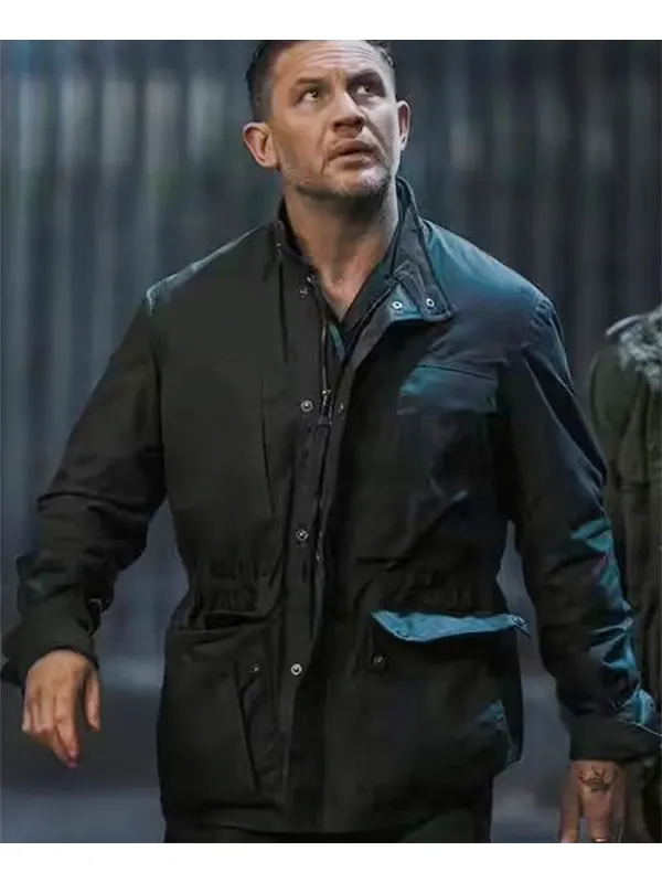 MobLand S02 Tom Hardy Black Cotton Jacket