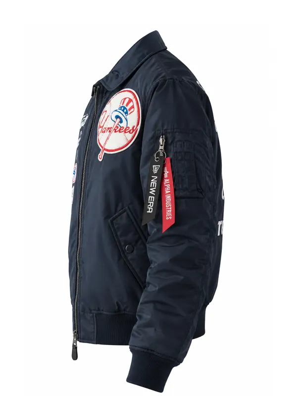 New York Yankees New Era x Alpha Industries MA-1 Full-Zip Bomber Jacket - Image 4