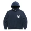 New York Yankees Madhappy Unisex Washed Fleece Hoodie - Navy