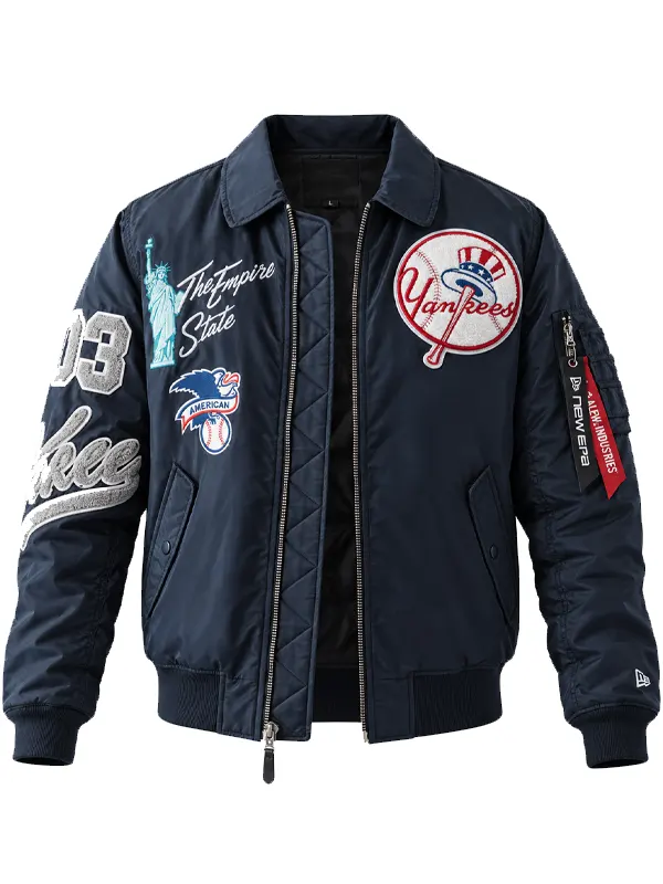 New York Yankees New Era x Alpha Industries MA-1 Full-Zip Bomber Jacket