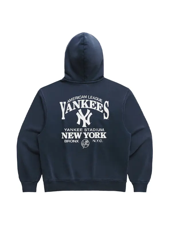 New York Yankees Washed Fleece Hoodie - Image 4