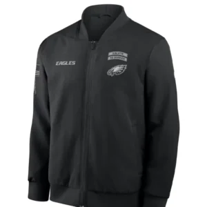 Philadelphia Eagles 2026 Salute to Service bomber jacket