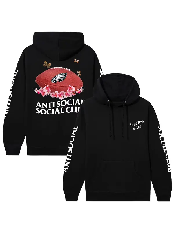 Philadelphia Eagles AntiSocialSocialClub Impact Blossom Hoodie