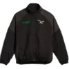 Philadelphia Eagles Black Nylon Oversized Track Jacket 2026