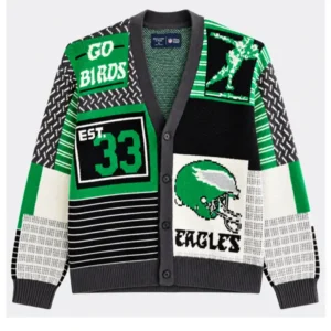 Philadelphia Eagles Patchwork Cardigan