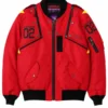 RADIO X EVA AVIREX MA-1 Red Bomber Jacket