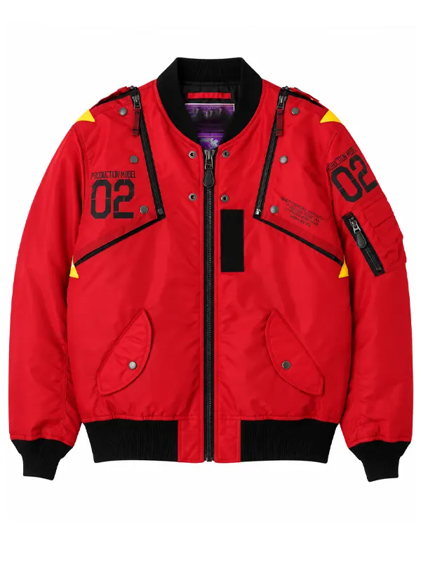 RADIO X EVA AVIREX MA-1 Red Bomber Jacket | Shop Now