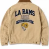 RAMS TAN PETROL JACKET