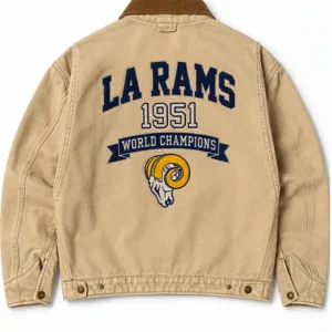 RAMS TAN PETROL JACKET